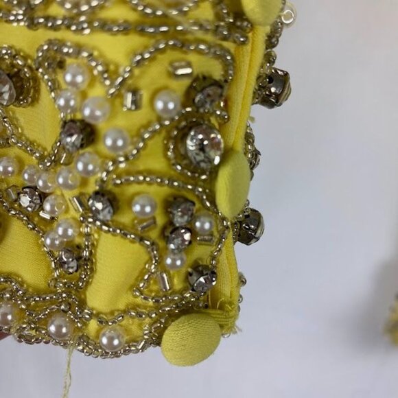 Hannah S 2 Piece Homecoming Fun Fashion Lemon Dress Size 4 . - Picture 8 of 16